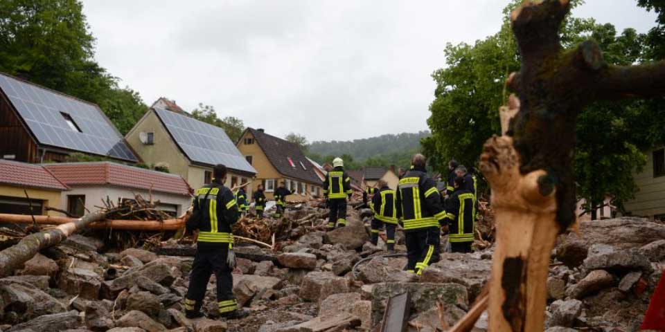 Galería: fuertes lluvias provocan inundaciones en Alemania