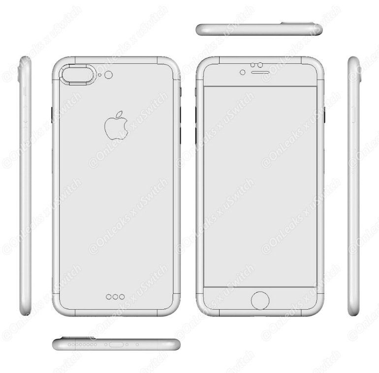 Filtran posible diseño del iPhone 7 - iphone-7-pro-watermarked