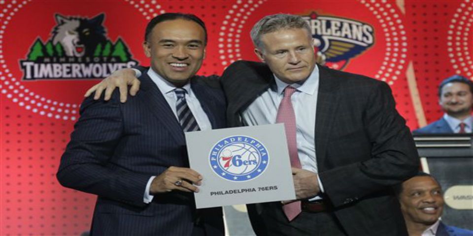 76ers de Filadelfia ganan la primera selección del draft en la NBA