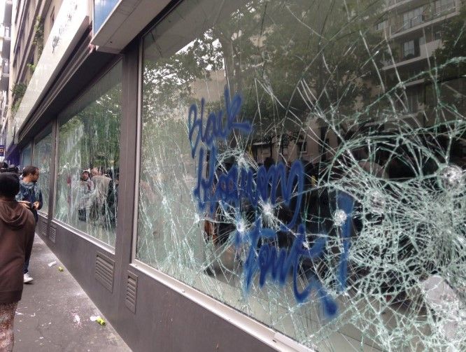 Manifestantes se enfrentaron contra policías en Francia por reforma laboral - manifestacion-paris-lucasarland