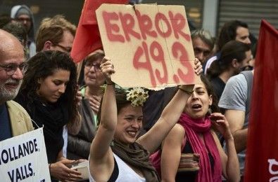 Manifestantes se enfrentaron contra policías en Francia por reforma laboral - manifestacion-paris