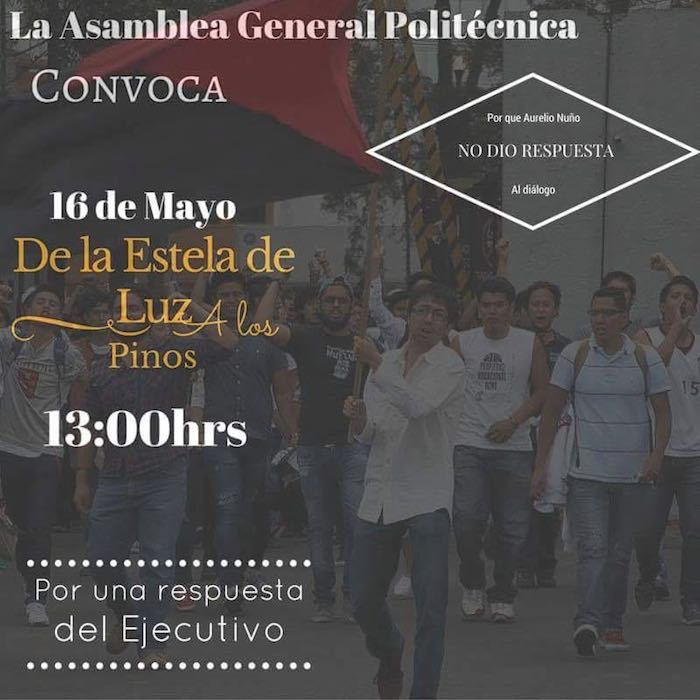 Manifestaciones afectarán Reforma y Bucareli - manifestacion-politecnico