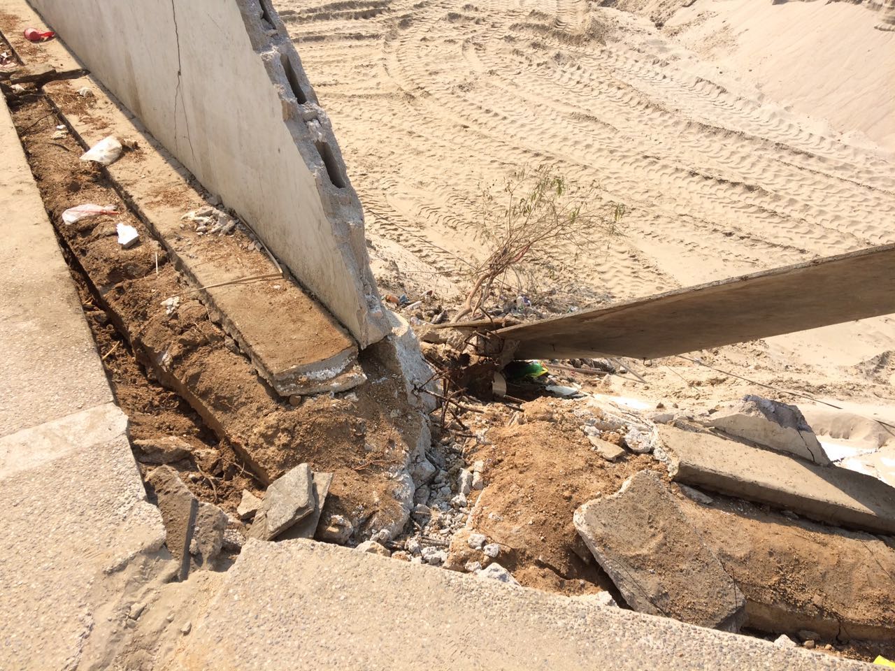 Protestan en Acapulco contra empresa que destruye acceso a playa - manifestación-aca-3