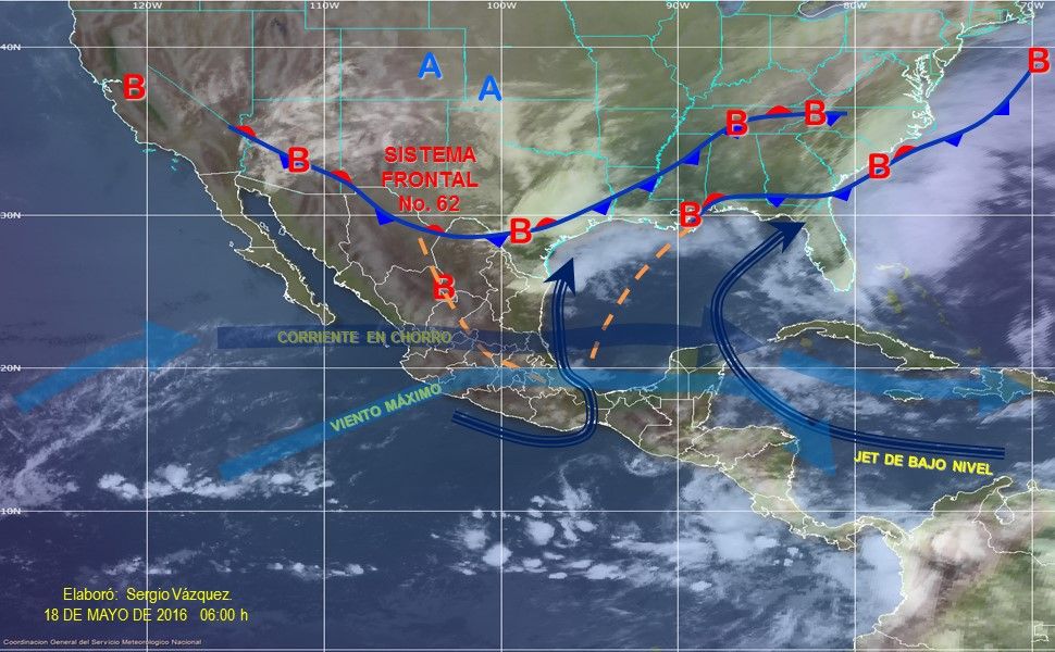 Se mantienen lluvias y calor extremo en gran parte del país - mcsc18may1607_573c4e494eab8