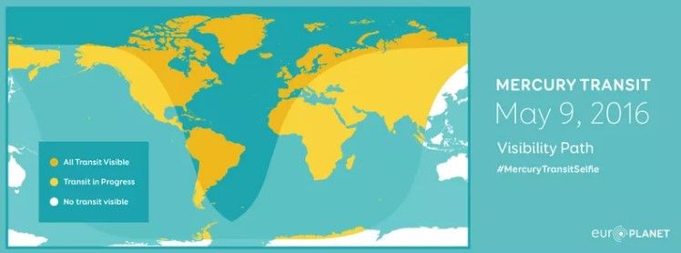 Mercurio transita enfrente del Sol - mercurio-transito-EuroPlanet