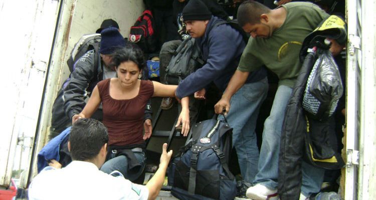 Aseguran a 44 migrantes centroamericanos en Tamaulipas - migrantes-Tamaulipas