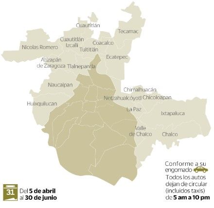 Proponen verificación vehicular en todo el Estado de México - municipios-edomex-hoy-no-circula-el-universal