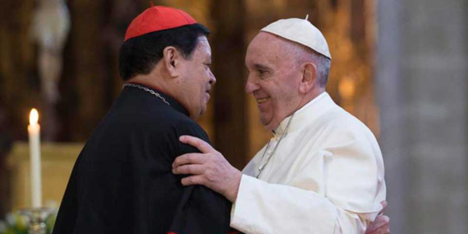 El papa Francisco ratifica a Norberto Rivera como enviado a Guatemala