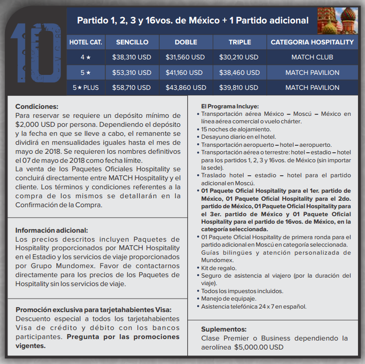 ¿Cuánto cuesta ir al Mundial Rusia 2018? - paquete-mundomex-10
