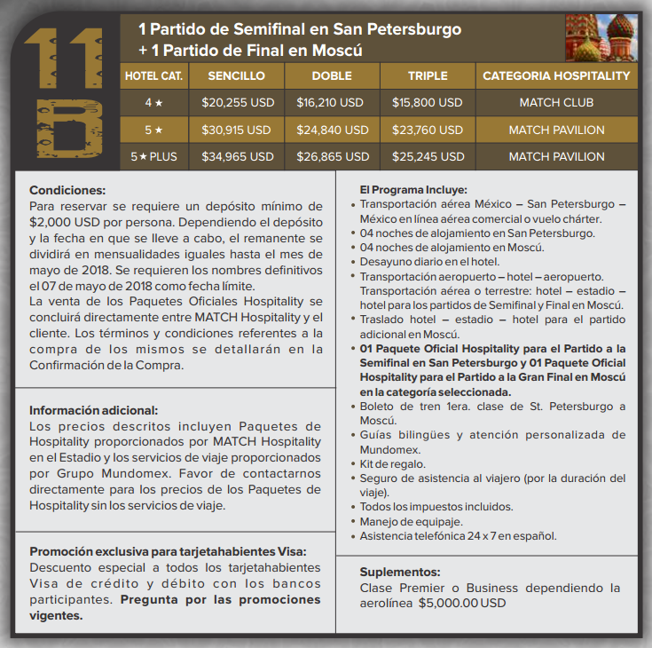 ¿Cuánto cuesta ir al Mundial Rusia 2018? - paquete-mundomex-11b