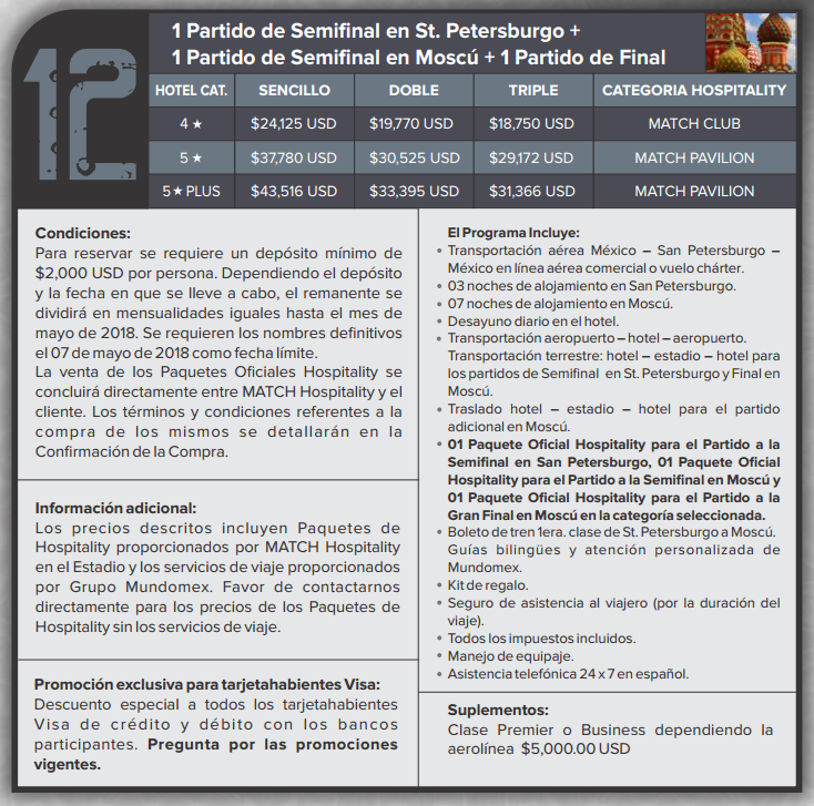 ¿Cuánto cuesta ir al Mundial Rusia 2018? - paquete-mundomex-12