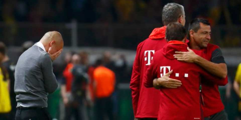 Guardiola se despide ganando la Copa Alemana