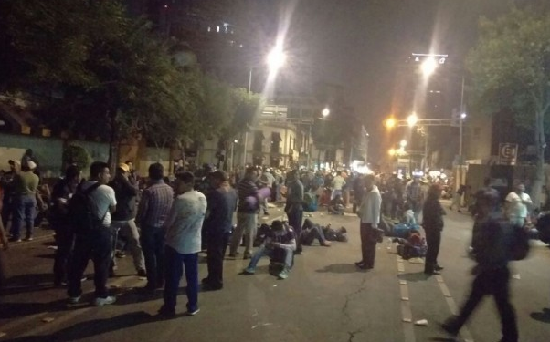 Retira CNTE plantón de la SEGOB y se traslada a la Ciudadela - planton-cnte-1