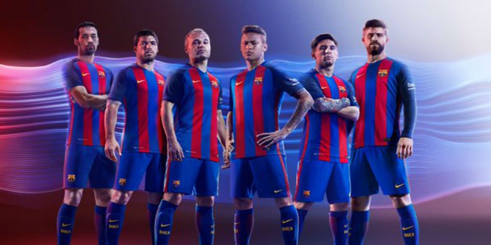 La nueva playera del Barcelona La nueva playera del Barcelona