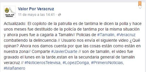 Video: graban a policías de Veracruz en estado de ebriedad - post-valor-por-veracruz