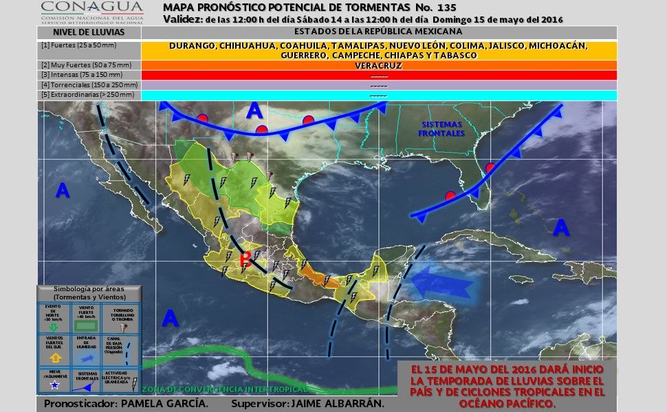 Continuarán las lluvias y vientos fuertes - potencial_tormentas-3-1