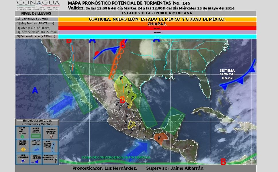 Advierten por lluvias fuertes y tormentas eléctricas - potencial_tormentas-5-1