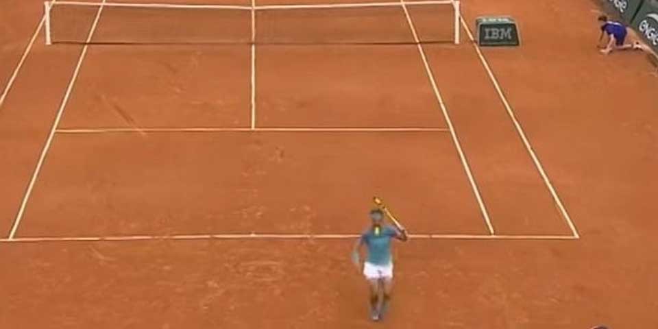 Video: el impresionante punto de Rafael Nadal