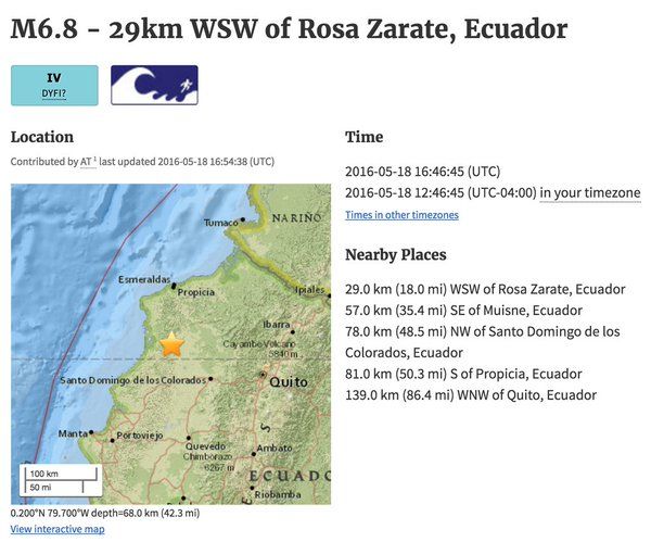 Nuevo sismo de 6.8 sacude Ecuador - sismo-ecuador