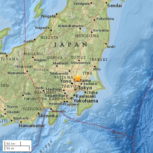 Sismo de 5.4 sacude a Japón - temblor-Japon