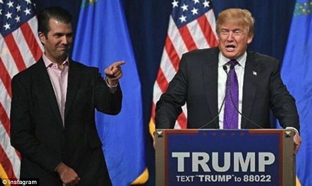 Hijo de Trump lo defiende ante las ocurrencias de Obama - trump-Instagram