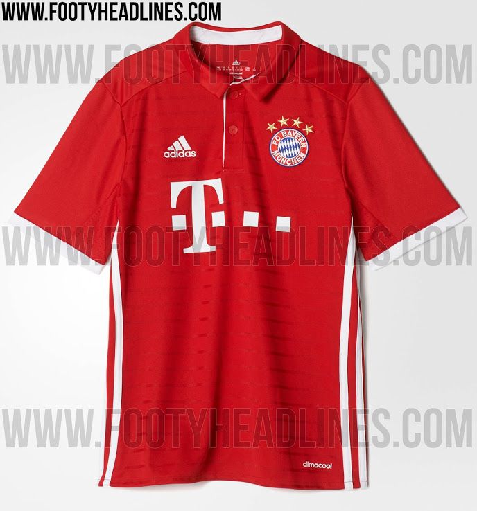 Uniformes en todo el mundo para la próxima temporada - uniforme-bayern-munich-1