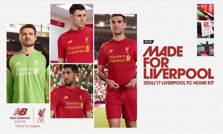 Uniformes en todo el mundo para la próxima temporada - uniforme-liverpool-1