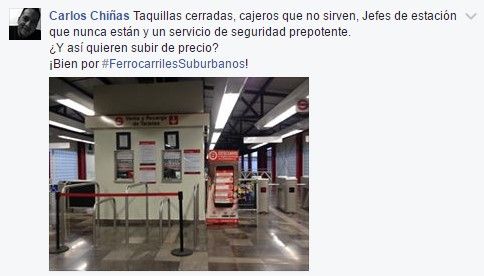 Suben los precios del Tren Suburbano - usuario-suburbano-fb10
