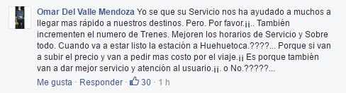 Suben los precios del Tren Suburbano - usuario-suburbano-fb2