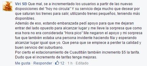 Suben los precios del Tren Suburbano - usuario-suburbano-fb3
