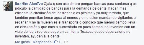 Suben los precios del Tren Suburbano - usuario-suburbano-fb8