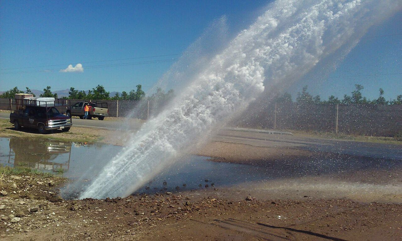 CFE rompe tubería y deja a 147 colonias de Chihuahua sin agua