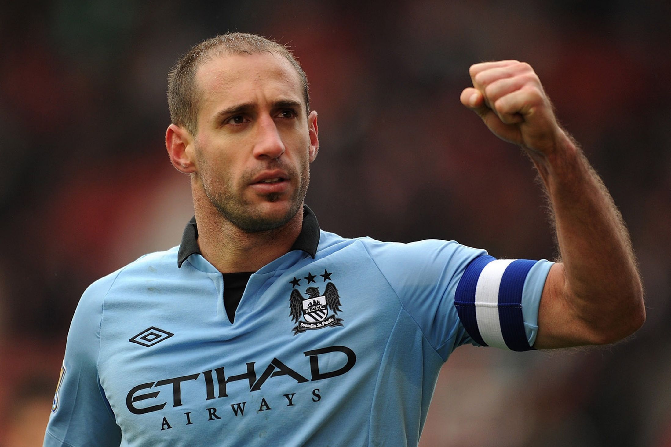 Pablo Zabaleta ilusionado con Guardiola Pablo Zabaleta ilusionado con Guardiola