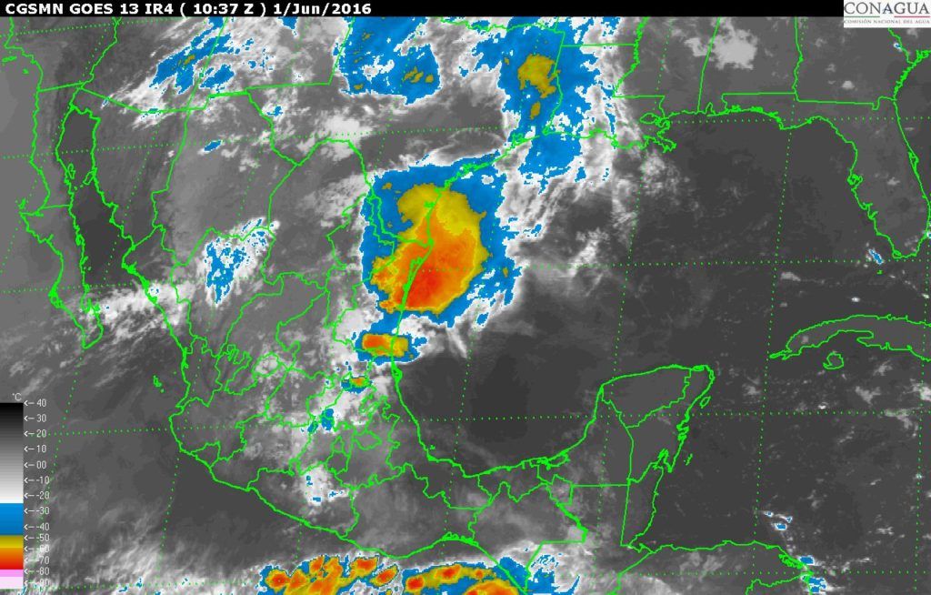 Pronostican lluvias intensas en casi todo el país - 201606011037-1024x654