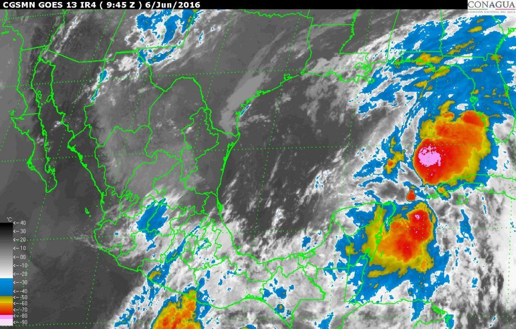 Tormenta Colin provocará lluvias fuertes - 201606060945-1024x654