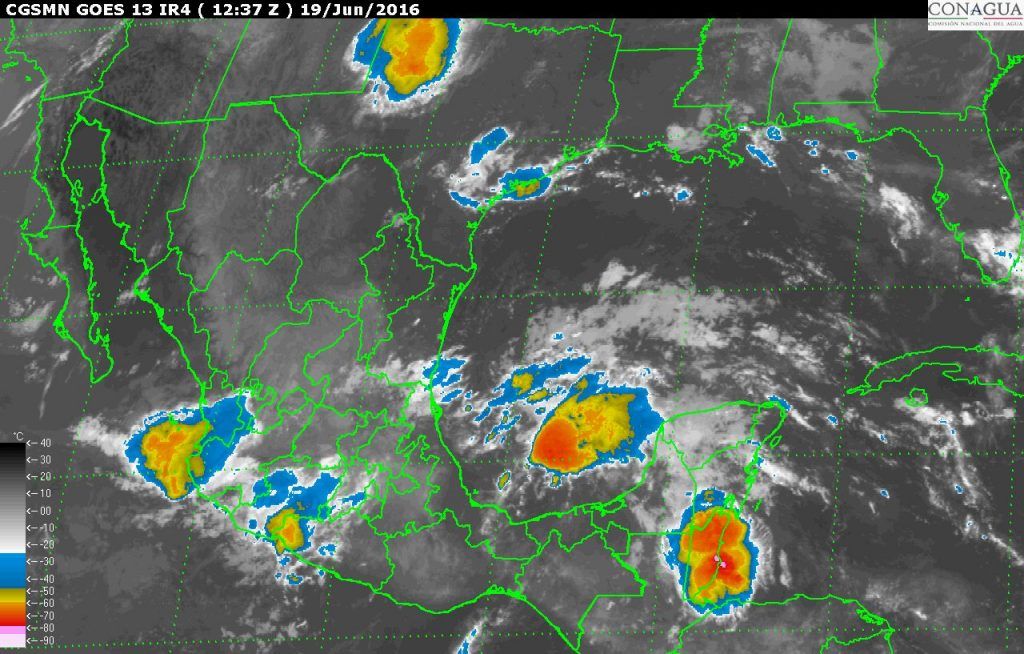 Onda tropical 5 provocará lluvias intensas en casi todo el país - 201606191237-1024x654