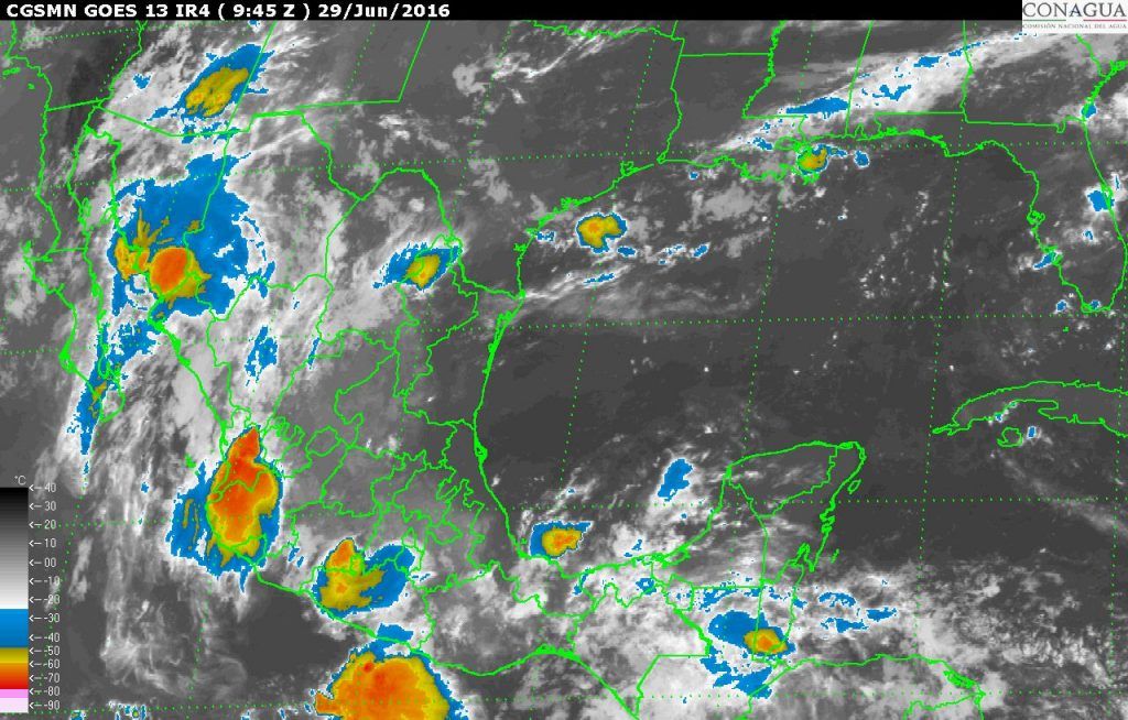 Continuarán las lluvias por onda tropical 7 - 201606290945-1024x654