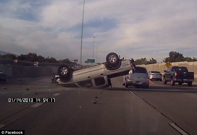 Video: dramático accidente automovilístico por falta de pericia