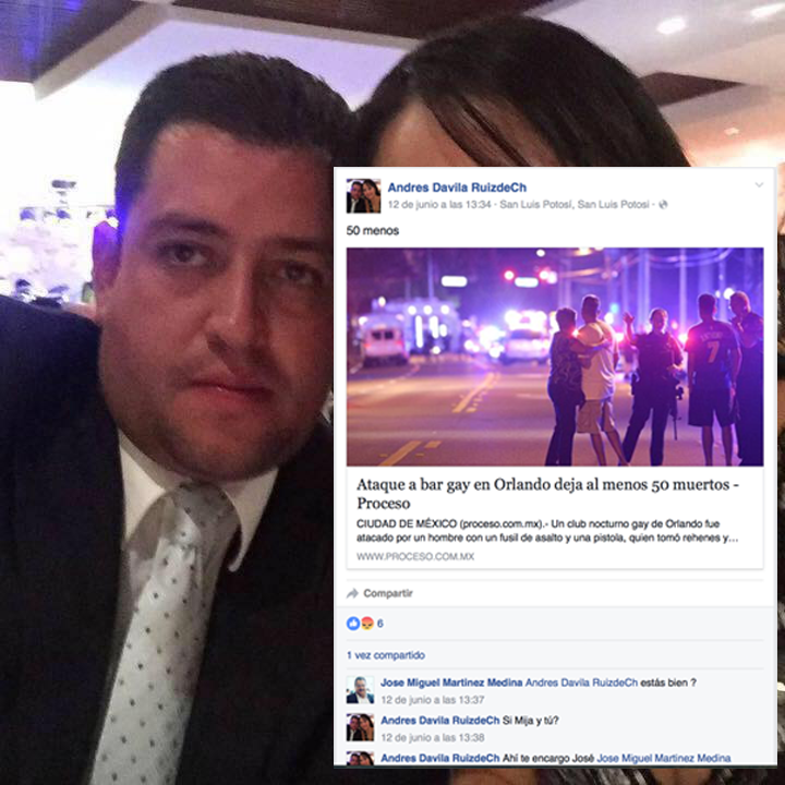 Despiden a funcionario de la SCT-SLP por homofobia - Andrés-Dávila-Ruiz-de-Chávez