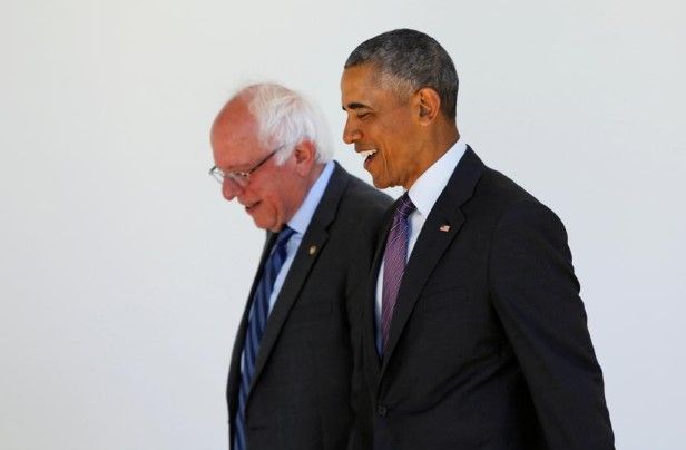 Video: "estoy con ella": Barack Obama a Hillary Clinton - Bernie-Sanders-Obama