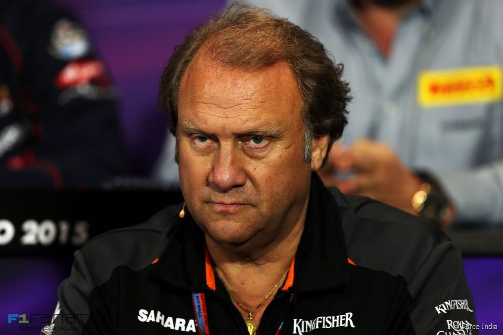 'Checo Pérez seguirá en el equipo': Force India - Bob-Fernley-1024x683
