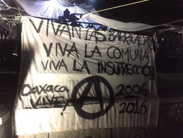 CNTE coloca barricadas en el centro de Oaxaca - CNTE-2016-Oaxaca-RamsesVg2