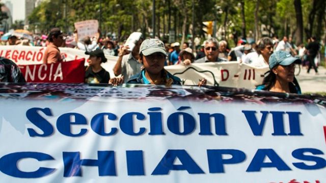El pueblo de Chiapas entiende el sacrificio: CNTE - CNTE-Chipas-