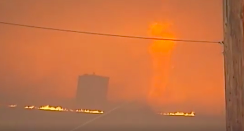 Captan tornado de fuego en incendio de California Captan tornado de fuego en incendio de California