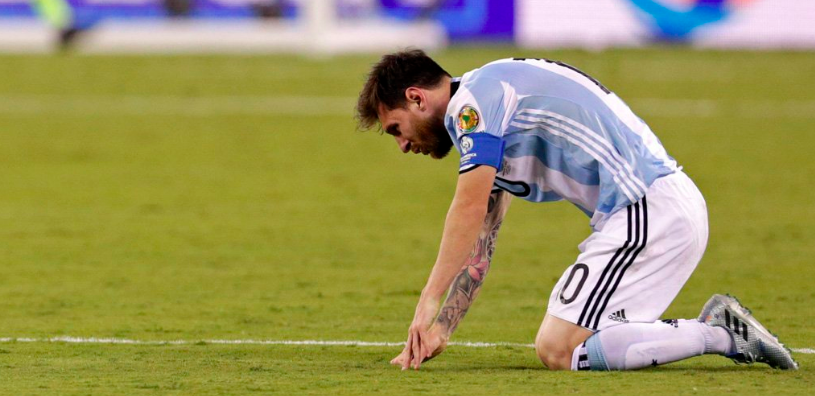 Messi se retira de la selección de Argentina Messi se retira de la selección de Argentina