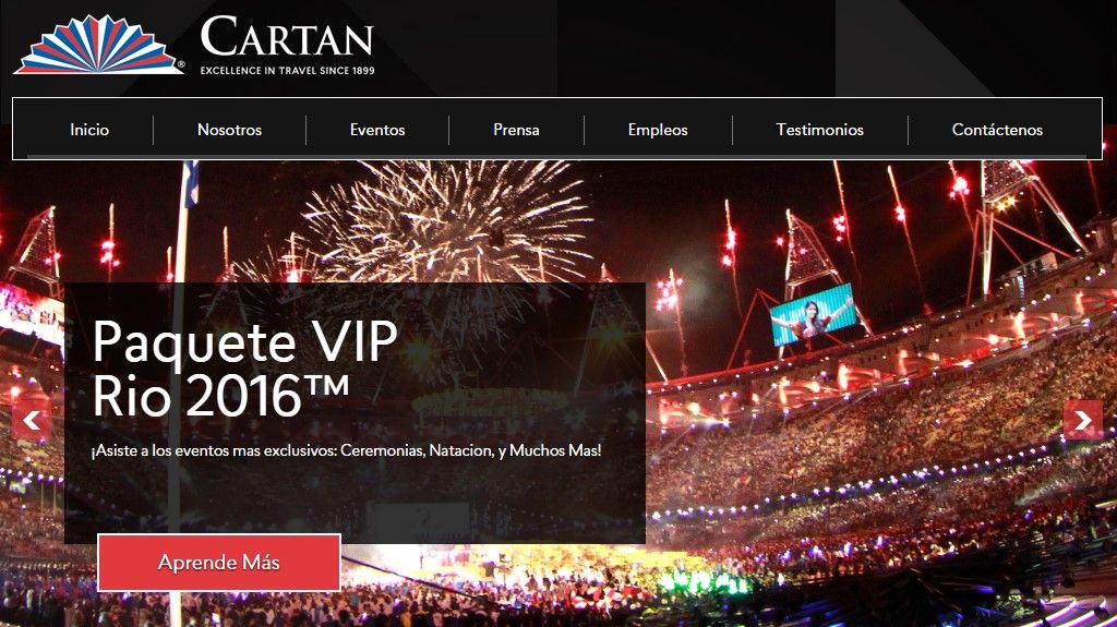 Presentan a la agencia oficial para asistir a Río 2016 - Cartan-Tours
