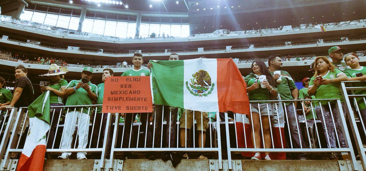 Galería: aficionados mexicanos apoyan previo al partido contra Venezuela