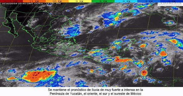 Se forma depresión tropical 3 en Yucatán