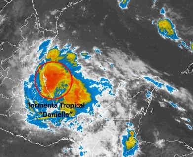 Habrá fuerte tormenta en Tlaxcala por Danielle - Danielle-Conasgua