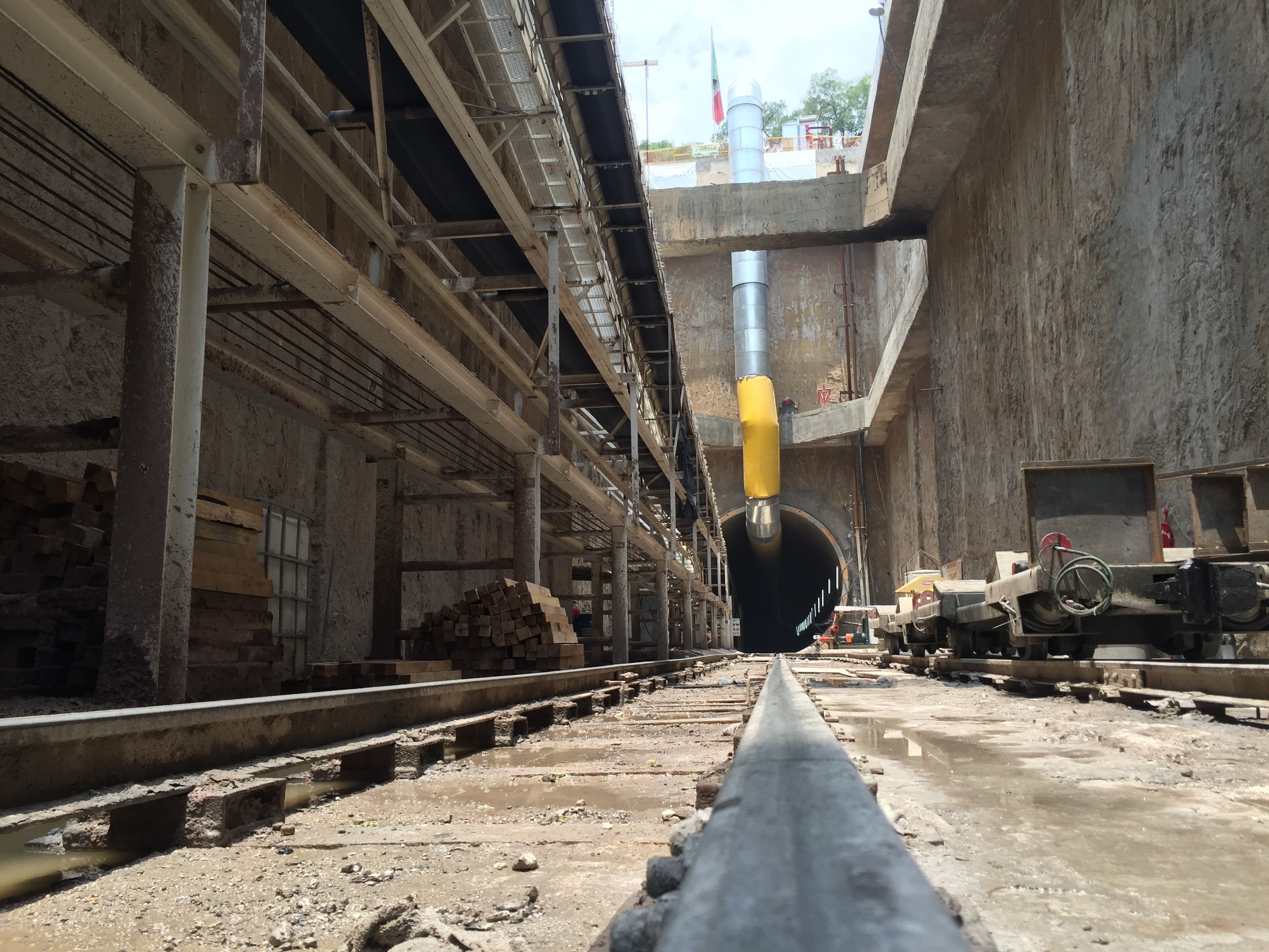 Así combatirán las inundaciones en el Estado de México - El-incio-del-Túnel-Emisor-Poniente-II